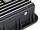 AFE Pro Series Transmission Pan with Machined Fins; Black; AODE/4R70W (93-96 5.0L F-150)