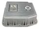 AFE Street Series Transmission Pan with Machined Fins; Raw; AODE/4R70W (93-96 5.0L F-150)