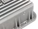 AFE Street Series Transmission Pan with Machined Fins; Raw; AODE/4R70W (93-96 5.0L F-150)