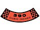 Air Cleaner Decal - 390 V8 - Comet & Montego