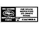 Air Cleaner Decal - Service Instructions - 292 V8 - Ford