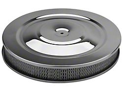 Air Cleaner Kit; Chrome; Full-Flo Style; 14 Inch Diameter; Element Included