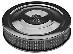 Air Cleaner Kit; Chrome; Full-Flo Style; 9 Inch Diameter; Element Included