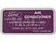 Air Cond Charge Decal Purple , Montego, 1972-1973