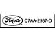 Air Conditioning Dryer Decal - Ford