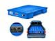 AirBedz Original Truck Bed Air Mattress with Built-in Rechargeable Battery Air Pump; Blue (75-00 C10, C1500, C2500, C3500, K10, K1500, K2500, K3500 w/ Standard Bed)