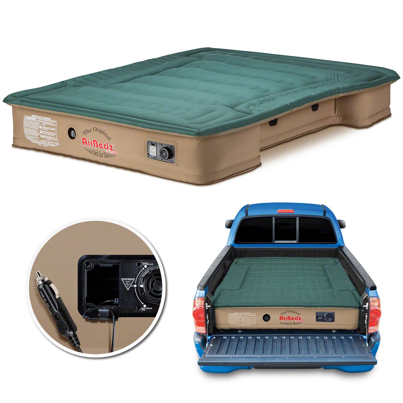 AirBedz Pro3 Series Truck Bed Air Mattress with Built-In DC Air Pump (75-00  C10, C1500, C2500, C3500, K10, K1500, K2500, K3500 w/ Standard Bed)