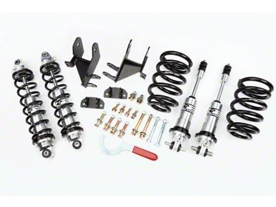 Aldan American Road Comp Series Single Adjustable Front and Rear Coil-Over Kit; 450 lb. Spring Rate (64-67 Small Block V8 442, Cutlass, F85)