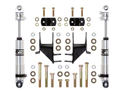 Aldan American Road Comp Series Single Adjustable Rear Coil-Over Kit; No Springs (64-72 GTO, LeMans, Tempest)