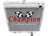 All-Aluminum Radiator, 2-Row Core, V8 (302/351/390/428/429 V8)