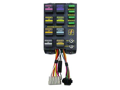 American Autowire Power Window Reversing Relay Kit; 4 Window (Universal; Some Adaptation May Be Required)