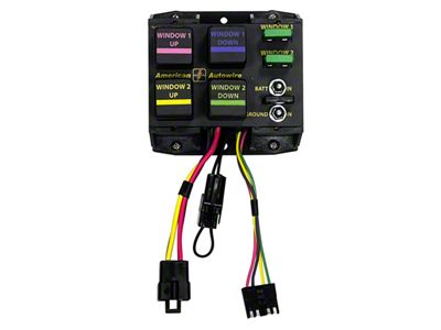 American Autowire Power Window Reversing Relay Kit; 2 Window (Universal; Some Adaptation May Be Required)