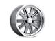 American Racing 427 Mono Cast Mag Gray Machined Wheel; 15x7; -16mm Offset (67-69 Camaro)