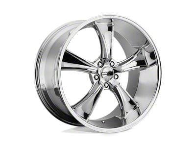 American Racing BLVD Chrome Wheel; 18x9.5; 0mm Offset (67-69 Camaro)