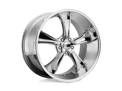 American Racing BLVD Chrome Wheel; 20x8.5; 5mm Offset (67-69 Camaro)