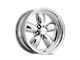 American Racing Classic 200S Polished Wheel; Rear Only; 15x10; -44mm Offset (67-69 Camaro)