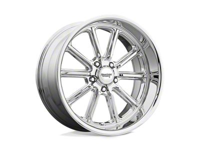 American Racing Rodder Chrome Wheel; 17x8; 0mm Offset (67-69 Camaro)