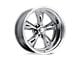 American Racing Torq Thrust II Custom Chrome Center with Polished Barrel Wheel; 17x9.5; -31mm Offset (67-69 Camaro)