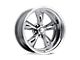 American Racing Torq Thrust II Custom Polished Wheel; Rear Only; 15x14; -94mm Offset (67-69 Camaro)