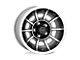 American Racing Vector Anthracite Machined Wheel; 15x8.5; 6mm Offset (67-69 Camaro)