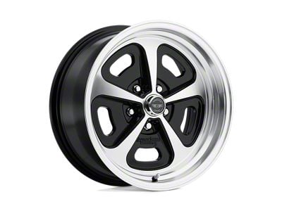 American Racing VN501 Gloss Black Machined Wheel; 15x8; 0mm Offset (67-69 Camaro)