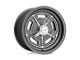 American Racing VN502 Mag Gray Wheel; Rear Only; 15x10; -32mm Offset (67-69 Camaro)