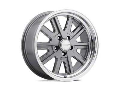 American Racing 427 Mono Cast Mag Gray Machined Wheel; 15x7; -16mm Offset (70-81 Camaro)