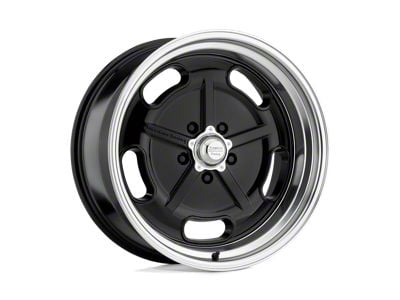 American Racing Salt Flat Gloss Black with Diamond Cut Lip Wheel; 20x9.5; 0mm Offset (70-81 Camaro)