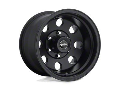 American Racing Baja Satin Black Wheel; 15x7; -6mm Offset (82-92 Camaro)