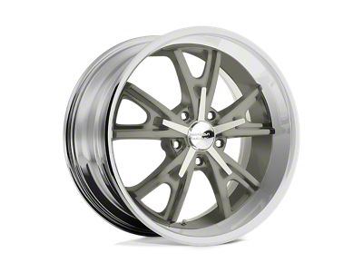 American Racing Daytona Mag Gray Center with Machined Lip Wheel; 20x8.5; 5mm Offset (82-92 Camaro)