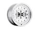 American Racing Outlaw II Machined Wheel; Rear Only; 15x10; -38mm Offset (82-92 Camaro)