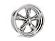 American Racing Torq Thrust II Polished Wheel; Rear Only; 15x10; -44mm Offset (82-92 Camaro)