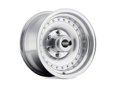 American Racing Outlaw I Machined Wheel; Rear Only; 15x10; -38mm Offset (63-67 Corvette C2)