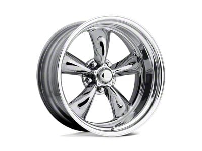 American Racing Torq Thrust II Custom Chrome Center with Polished Barrel Wheel; 17x9.5; -31mm Offset (63-67 Corvette C2)