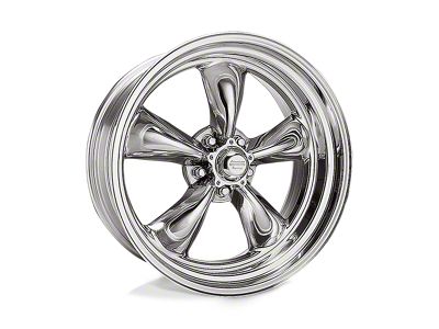 American Racing Torq Thrust II Polished Wheel; Rear Only; 15x10; -44mm Offset (63-67 Corvette C2)