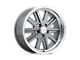 American Racing 427 Mono Cast Mag Gray Machined Wheel; 15x8; 0mm Offset (68-82 Corvette C3)