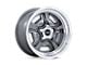 American Racing Marauder Anthracite with Diamond Cut Lip Wheel; 18x8; 0mm Offset (68-82 Corvette C3)