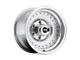 American Racing Outlaw I Machined Wheel; Rear Only; 15x10; -38mm Offset (68-82 Corvette C3)