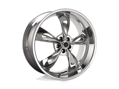 American Racing Torq Thrust M Chrome Wheel; 17x7; 0mm Offset (68-82 Corvette C3)