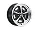 American Racing VN501 Gloss Black Machined Wheel; 17x8; 0mm Offset (68-82 Corvette C3)