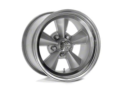 American Racing VNT70R Gunmetal with Polished Lip Wheel; 17x9; 0mm Offset (68-82 Corvette C3)