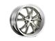 American Racing Daytona Mag Gray Center with Machined Lip Wheel; 20x8.5; 5mm Offset (84-96 Corvette C4)