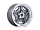 American Racing Marauder Anthracite with Diamond Cut Lip Wheel; 18x8; 0mm Offset (53-62 Corvette C1)