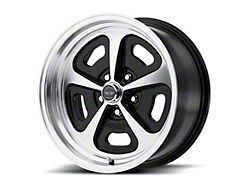 American Racing 500 MONO Black Wheel W/ Machine, 15X8