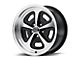 American Racing 500 MONO Black Wheel W/ Machine, 15X8