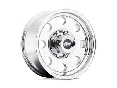 American Racing Baja Polished Wheel; 17x9; -12mm Offset (64-73 Mustang)