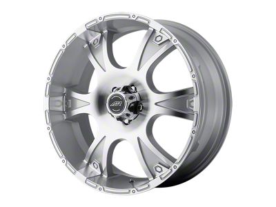 American Racing Dagger Silver Machined Wheel; 17x8 (64-73 Mustang)