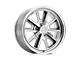 American Racing Shelby Cobra Polished Wheel; Rear Only; 18x11; -50mm Offset (64-73 Mustang)