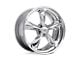 American Racing Torq Thrust SL Polished Wheel; 17x7; 0mm Offset (64-73 Mustang)