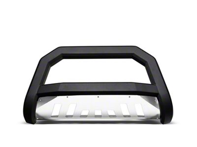 Armordillo AR Series Bull Bar with Aluminum Skid Plate; Matte Black (88-00 C2500, K2500)